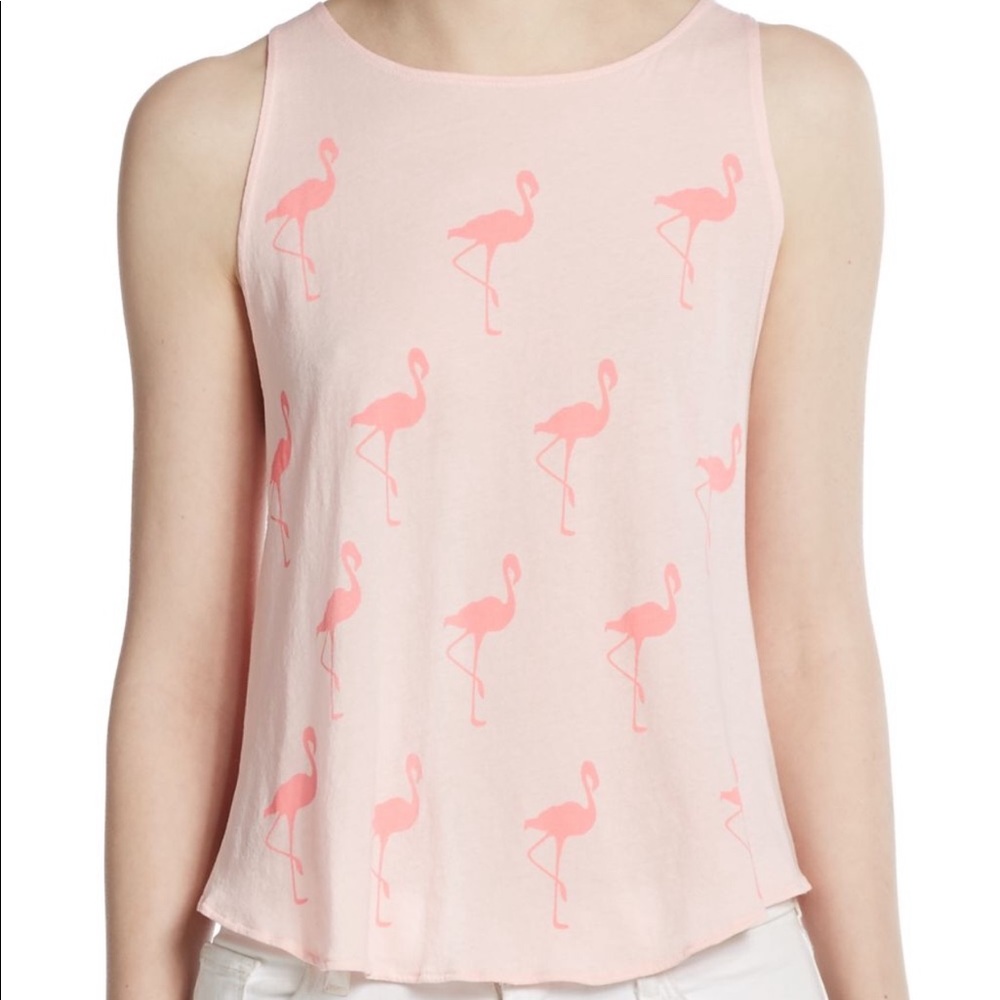 Wildfox flamingo tank top